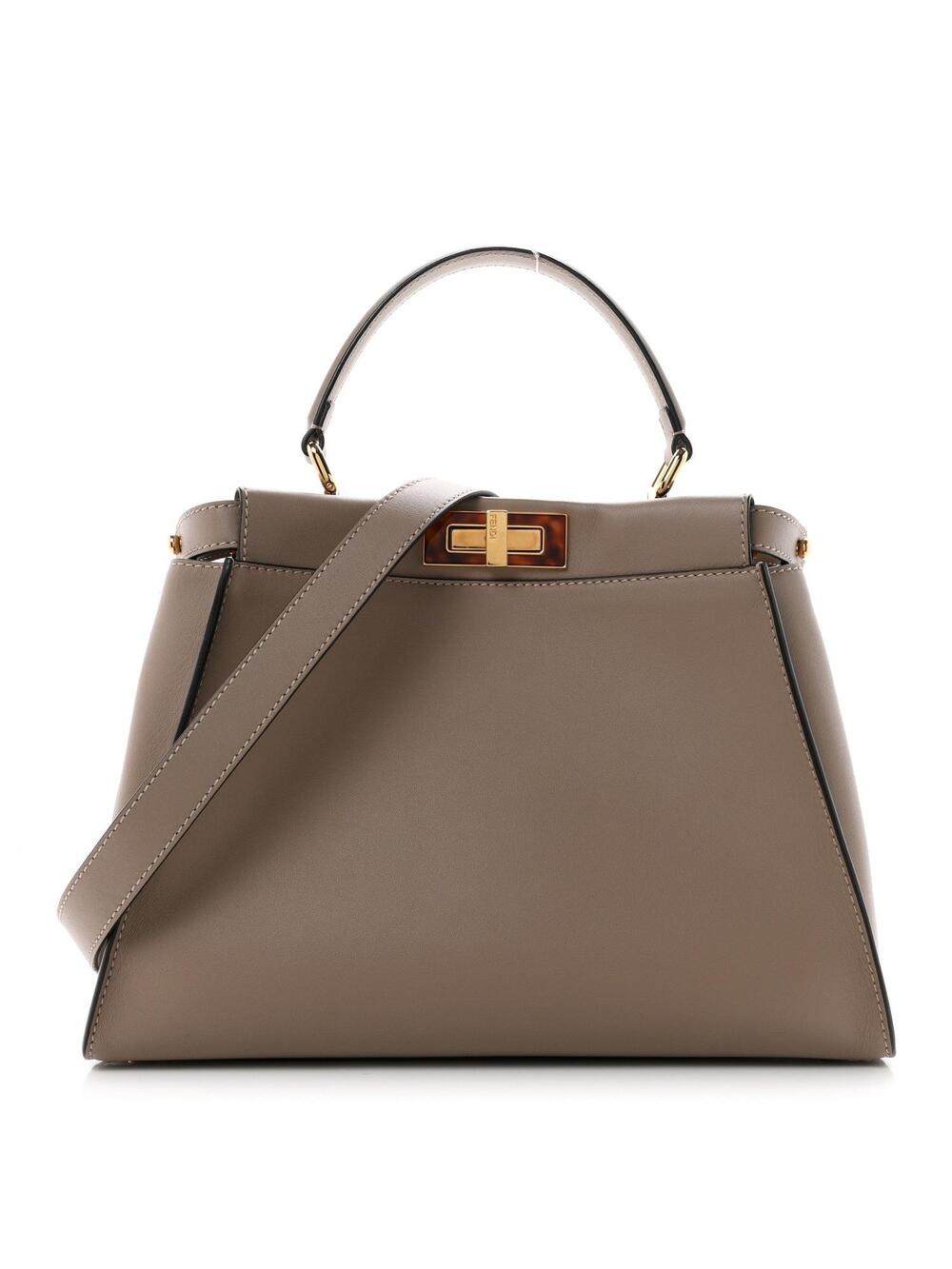Fendi Vitello Seta Plexiglass Tortoise #363256F18B